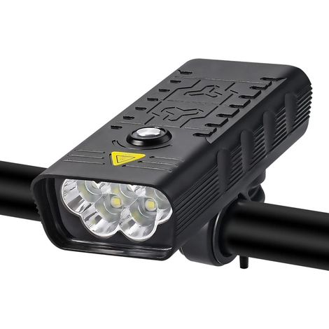 Set de Lumières pour Vélo Rechargeables par USB – Lumière Frontale Étanche - Feu arrière étanche Facile à installer et à monter & Batterie Utilisable comme Batterie Externe (1/4)