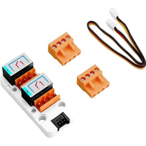 Relais SPST 2 canaux M5Stack avec LED, GPIO, I2C, Grove 3A-16A DC12-28V AC 220V-250V + câble Grove HY2.0-4P (1/5)