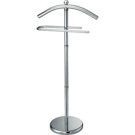 Indossatore Servomuto in Acciaio con Stelo 46,5x119,5x28 cm Fadi Cromato