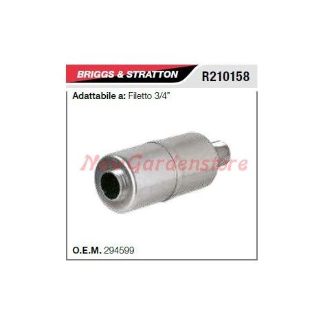 Marmitta silenziatore B&S tagliaerba rasaerba tosaerba filetto 3/4" R210158