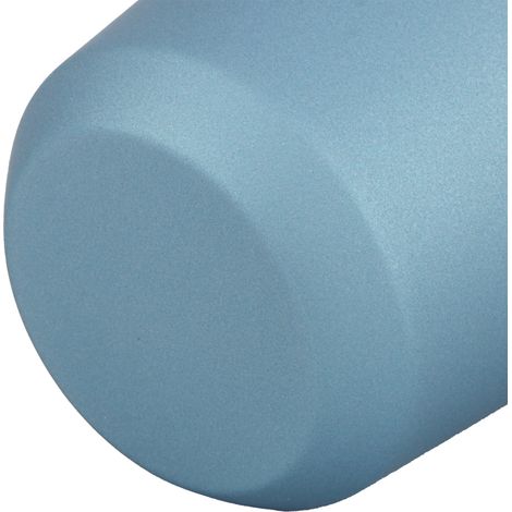 Tasse à café en acier inox double paroi isolée, capsule bleu clair 160ml pour café maison ou boutique (1/5)