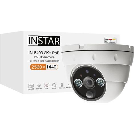 Instar IN-8403 2K+ Cámara de videovigilancia blanca