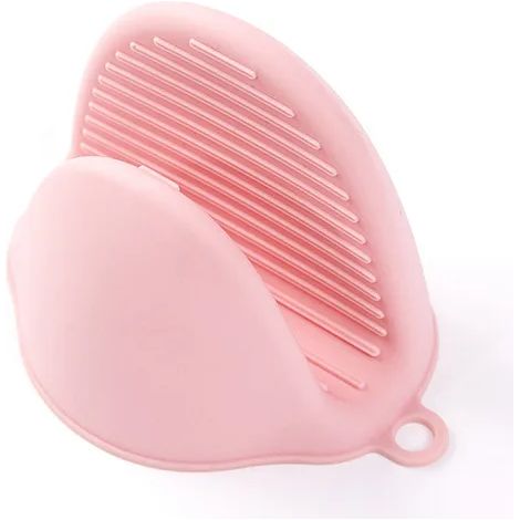 Gants de four en silicone résistants à la chaleur, avec pinces antidérapantes anti-brûlure pour cuisson et pâtisserie (2 pièces). (1/4)