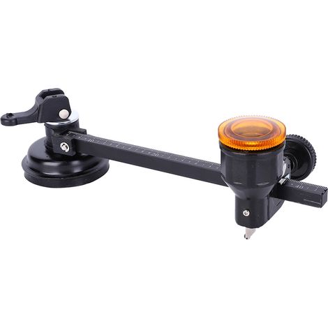 Compas de coupe en alliage d'aluminium de 40 cm, outil de coupe pour verre et céramique avec ventouse (1/5)