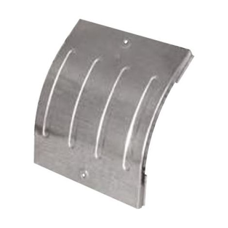 Coperchio curva discesa 45 passerella portacavi acciaio zincato sati cd45 s5 100 h80 1050503