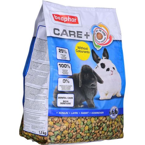 Beaphar Care+ coniglio estruso per conigli, 1,5 kg (1/3)