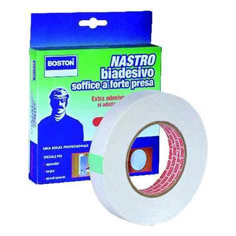 NASTRO BIADESIVO SOFT FORTE PRESA 19X5M