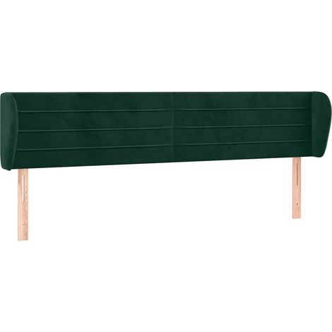Maison Exclusive - Cabecero de terciopelo verde oscuro 203x23x78/ (1/5)
