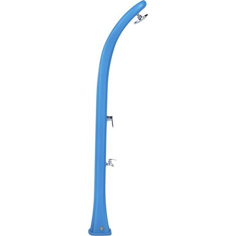 Formidra – Douche solaire 28L effet pluie – Mitigeur précis – Rince pieds – Installation facile – Design moderne – Respectueuse de l'environnement