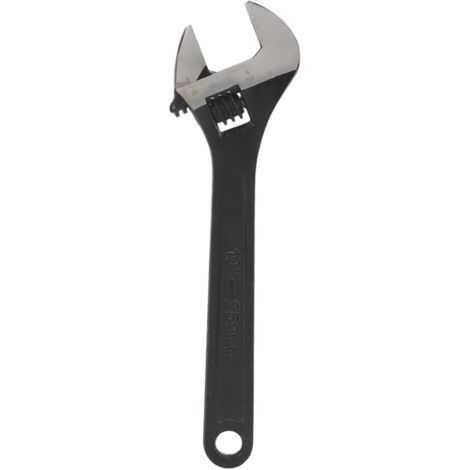 FOREHILL Clé à molette réglable en acier 45 avec trou de suspension plus grand pour usage professionnel domestique et industriel 10 pouces/250 mm (1/2)