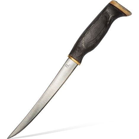 Coltello da filetto Arctic Legend, acciaio inossidabile annerito, betulla della Carelia (1/5)