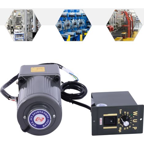 20K 1Phase Getriebemotor Elektromotor 40W 220V mit Drehzahlregler Regelbar Speed (1/5)