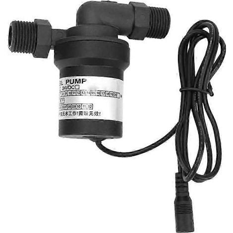 Pompe à eau solaire haute température 12/24 V 10 W, sans balais, compatible avec les pompes de circulation A (1/5)