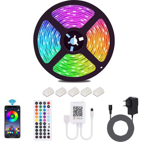 Bande LED 5 mètres - Bandes lumineuses LED - Lumière LED (1/5)