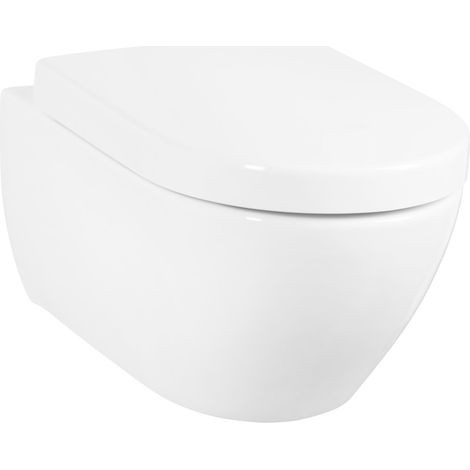 Wand-WC-Set Subway2.0 srandlos inkl.WC-Sitz+Schallschutz V&B