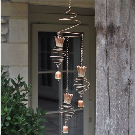 Windchime 93cm Triple Pineapple Design Garden Ornament Woodlodge