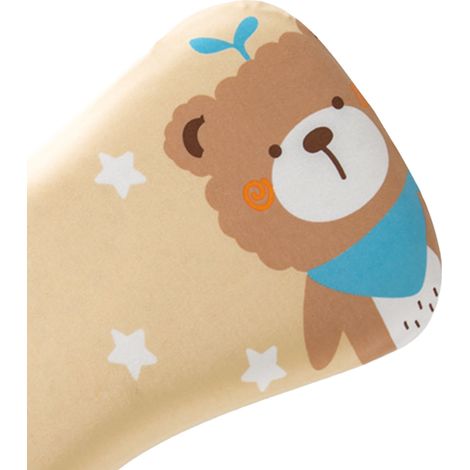 Oreiller pour enfants, double couche ajustable, deuxième génération améliorée, en mousse à mémoire de forme de coton lavable, respirant et soutenant la nuque, adapté aux siestes à la maternelle. (1/5)
