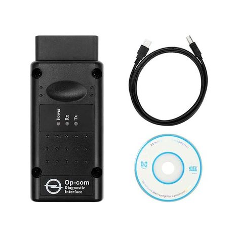 OPCOM 2012V Can OBD2 Tester di interfaccia diagnostica per auto Firmware operativo V1.99 USB Nero