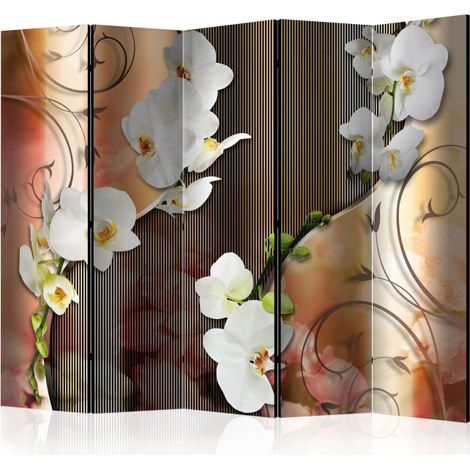 Paravent 5 Volets "Orchid" 172x225cm (1/2)