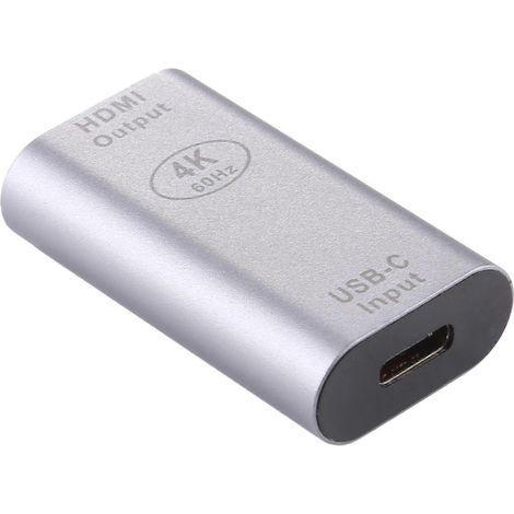 Adaptateur en alliage d'aluminium Type-C / USB-C femelle vers HDMI femelle (1/4)