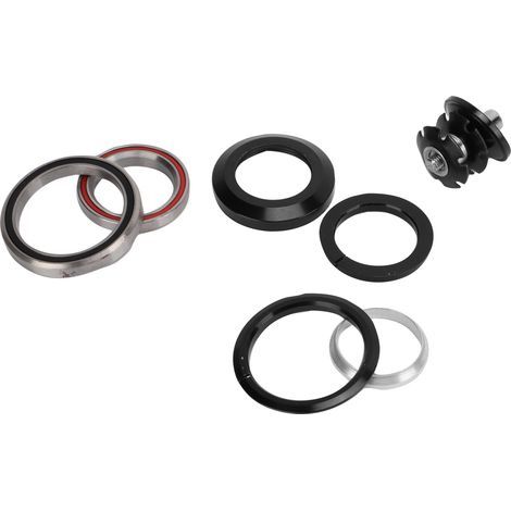 Steuersatz für Fahrräder mit 42/41,8-52 mm Lochkreis, mit integrierten Lagern und konischer Lagerschale, für Mountainbikes und Rennräder (1/5)