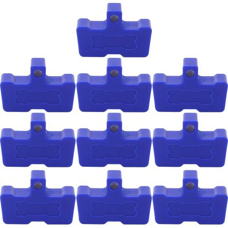 Lot de 10 cales plastique de frein à disque vélo RISK, bloc purge piston pour frein hydraulique (1/5)