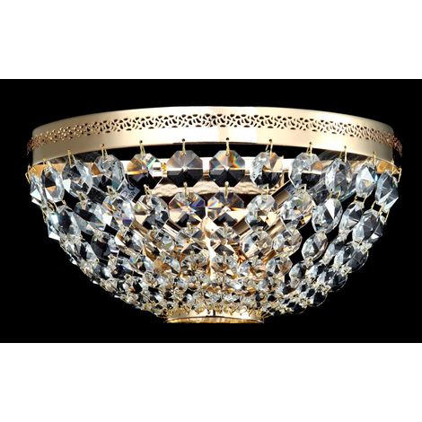 Lampada da parete Royal Classic in Metallo Ottilia Oro (1/3)