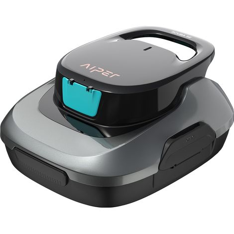Robot Piscine, Aspirateur Piscine sans Fil, Autonomie de 90 Minutes, Nettoyage Automatique avec Fonction Auto-Stationnement, Nettoyeur Léger Idéal pour Piscines Hors-Sol (1/5)