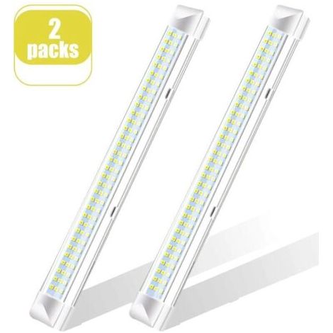 Réglette LED 108 LED 12V DC - Éclairage Lumineux 700LM pour Camping-Car avec Interrupteur ON/OFF - Universel pour Placard, Voiture, Cuisine (1/4)