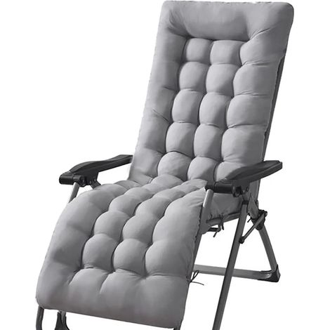Coussin/banc/palette/chaise de jardin avec dossier haut, sangle réglable, coussin rembourré pour balcon, terrasse, jardin 23490 (1/5)