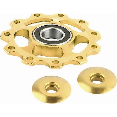 Dérailleur arrière de vélo avec galet guide-chaîne 11 dents et poulie de renvoi pour VTT (1/4)