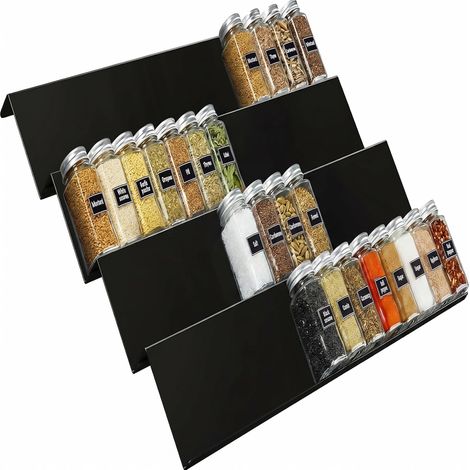 8 Pcs Rangement Epices Cuisine Tiroir Coulissant, Porte Epices Cuisine (1/5)