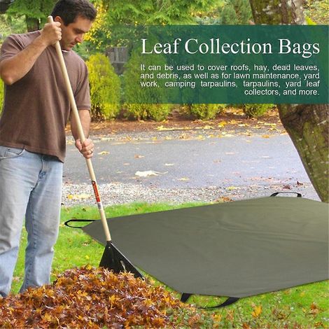 Ramasseur de feuilles, sac à feuilles, sac de jardin pliable --- (1/5)
