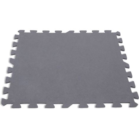 Intex 29084 2 mq 8 piastrelle grige antiscivolo per bordo piscina 50x50x0,5 cm ad incastro (1/10)