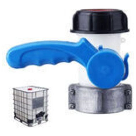Adattatore per serbatoio d'acqua IBC D40 62MM, valvola di scarico universale per serbatoio d'acqua IBC, raccordo per tubo dell'acqua, adattatore di uscita (1/5)