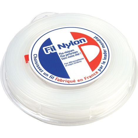 Fil débroussailleuse Rond 2,4 mm x 45 m Fil Nylon (1/5)