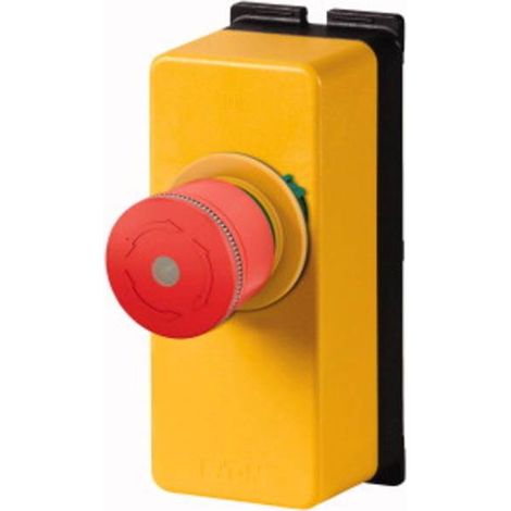 Eaton M22-PVLT30/FK11/RG/FIY1 Interruttore di arresto di emergenza 1 NC, 1 NA IP66, IP67, IP69 1 pz.