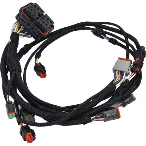 Faisceau de câblage moteur C13 pour pièce détachée excavatrice Caterpillar E345C E345D E349D, numéro 3852664, accessoire compatible (1/5)