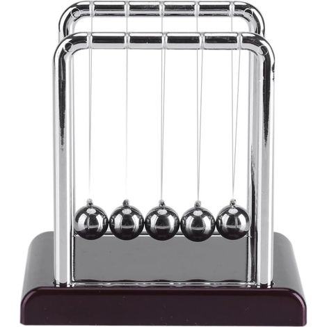 Acier Equilibre Magnétique Boule Cradle Physique Science Pendule Bureau Fun Bureau Extérieur Jouet Cadeau Swinging (1/5)