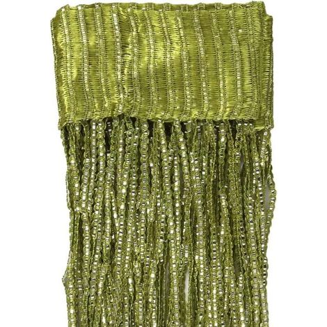 SABIR Rideau de porte à pompons, rideau de porte à fils, rideau de porte à fils brillants, cloison de fenêtre, rideau avec panneau décoratif de séparation à pompons, adapté à la maison, au mariage, ve (1/3)