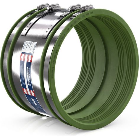 CR Schlauchadapter Typ 2B CSC 385 FKM (355-385mm), bis 2,5 bar, FKM / V2A (1/2)