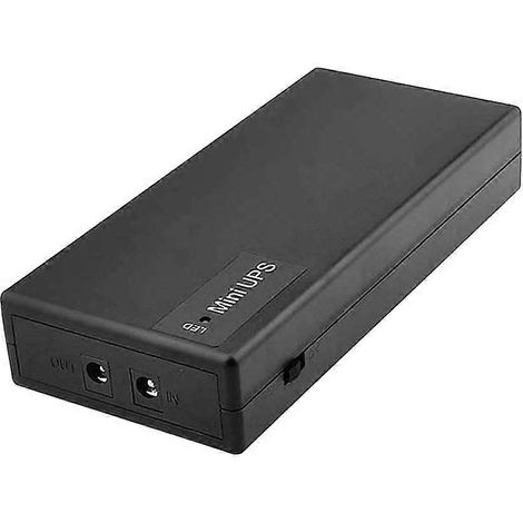 Onduleur 5V 2A Mini UPS 12000mAh avec batterie de secours pour système de vidéosurveillance et routeur Wi-Fi (1/4)
