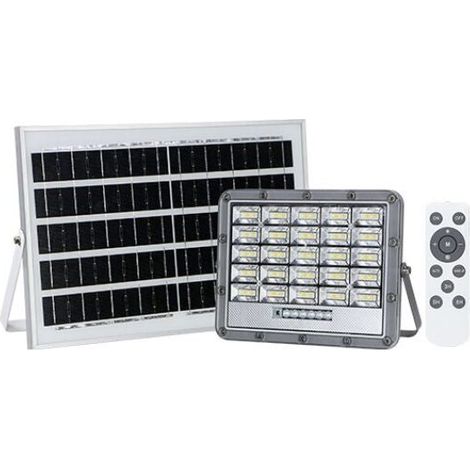Projecteur LED Solaire 10W IP65 CCT (Panneau Solaire + Télécommande Inclus) - SILUMEN