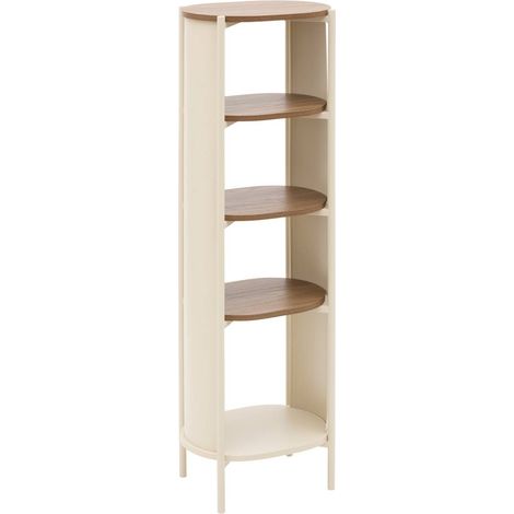 Estantería de baño argileo 40 x 122 cm, 5 niveles, blanca - 5five (1/3)