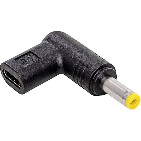 Adaptateur USB-C / 4,8 x 1,7 mm pour ordinateur portable HP Asus AK-ND-C03 Power Delivery 100 W (1/3)