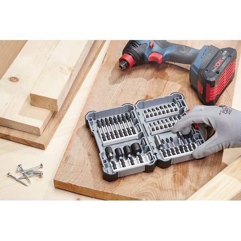 Bosch Professional 8tlg. Doppelschrauber Bit Set Pozidriv (Impact Control, 8 x PZ2-PZ2 Bits - Länge: 65mm, Pick and Click, Zubehör Schlagschrauber Bohrschrauber) (1/5)
