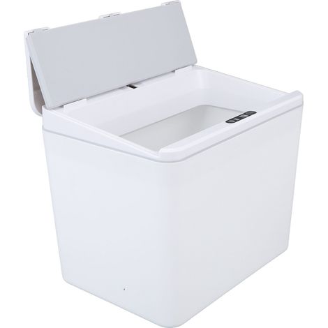 Poubelle intelligente 8L sans contact, rechargeable par USB, à induction automatique, pour salle de bain, cuisine et salon (1/5)