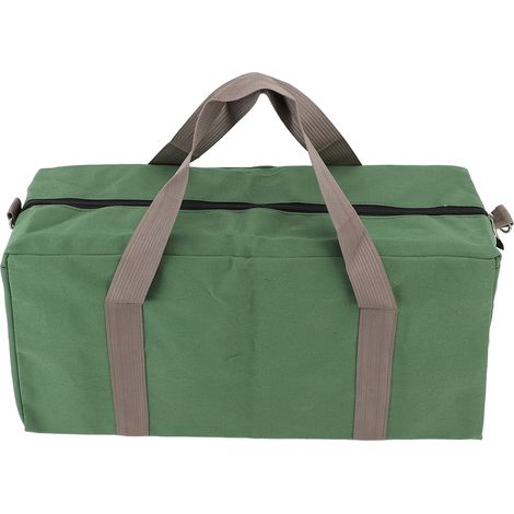 Sac de rangement d'outils en toile à Large bouche avec bandoulière réglable, étanche, grande capacité, petit transport pour l'extérieur 12 pouces (1/5)
