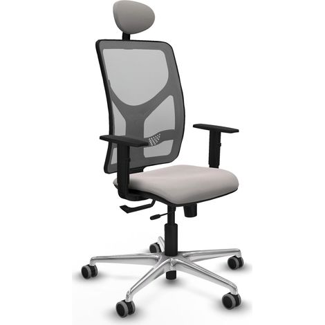 Chaise de bureau piqueras y crespo Motilla noir dossier fixe soutien lombaire (1/2)