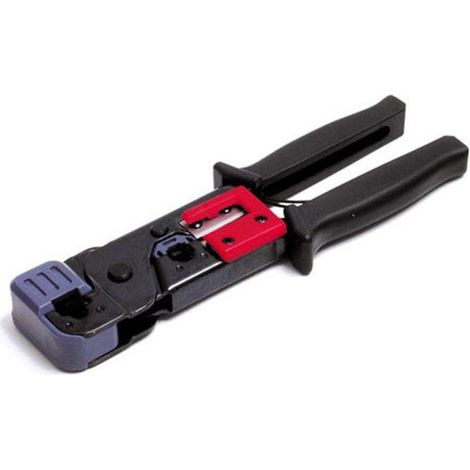 RJ45 RJ11 Crimp Tool with Cable Stripper StarTech.com Outil de sertissage RJ45 RJ11 avec pince à dénuder - Sertisseuse et dénudeur de câble Ethernet - Pince à sertir - pour P/N: CRJ4550PK, WIRC6ASPATB